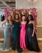 Mermaid V-neck Sparkly Sequin Prom Dresses