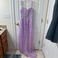 Sheath/Column Sweetheart Tulle Sweep Train Appliques Lace Prom Dresses