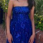 Ball Gown Strapless Lace Corset Prom Dresses With Appliques