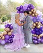 Mermaid Strapless Tulle Ruffle Prom Dresses With Appliques