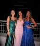 A-line Glitter Tulle Corset Prom Dresses with Ruched