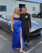 Sweetheart Satin Corset Prom Dresses with Ruched