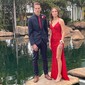Sheath/Column V-neck Sequined Floor-length Prom Dresses With Ruched