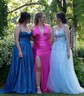 Mermaid Satin Ruched Halter Prom Dresses