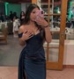 Sheath/Column Off-the-shoulder Satin Prom Dresses With Appliques