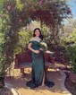 Sheath/Column Off-the-shoulder Satin Prom Dresses With Appliques