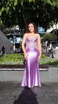 Mermaid V-neck Glitter Corset Prom Dresses With Appliques