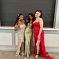 Mermaid Sweetheart Satin Corset Prom Dresses With Appliques