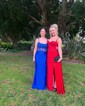 Mermaid Sweetheart Satin Corset Prom Dresses With Appliques