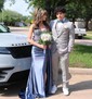 Mermaid Sweetheart Satin Corset Prom Dresses With Appliques