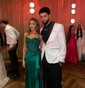 Mermaid Sweetheart Satin Corset Prom Dresses With Appliques