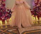 Ball Gown Off-the-shoulder Ruched Tulle Prom Dresses With Puff Sleeve