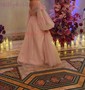 Ball Gown Off-the-shoulder Ruched Tulle Prom Dresses With Puff Sleeve
