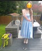 Princess Strapless Satin Tea-length Short Prom Dresses