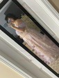 Ball Gown Off-the-shoulder Lace Tulle 3D Floral Prom Dresses