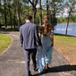 Mermaid Off-the-shoulder Chiffon Tiered Prom Dresses With Appliques