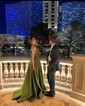 Ball Gown Sweetheart Satin Prom Dresses With Ruched