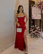 Sweetheart Satin Corset Prom Dresses with Ruched