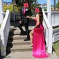 Mermaid Strapless Satin Corset Prom Dresses with Beading