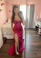 Mermaid Strapless Satin Corset Prom Dresses with Beading
