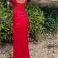 Mermaid Strapless Satin Corset Prom Dresses with Beading