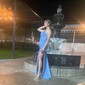 Mermaid V-neck Ruched Satin Prom Dresses with Appliques