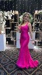 Pretty Backless Mermaid Jersey Prom Dresses