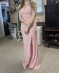 Sparkly Sweetheart Sequin Corset Prom Dresses with Ruched