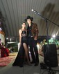Sheath/Column Strapless Satin Corset Prom Dresses With Ruched
