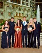A-line Sweetheart Corset Satin Prom Dresses with Slit