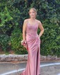 Mermaid Satin Corset Prom Dresses with Appliques