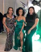 Fitted Off-the-shoulder Satin Prom Dresses with Ruched