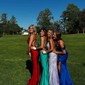 Mermaid V-neck Jersey Cut Out Prom Dresses With Ruched