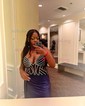 Sheath/Column V-neck Ruched Satin Prom Dresses With Beading