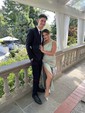 Elegant Black Satin Bodycon One Shoulder Ruffle Prom Dresses