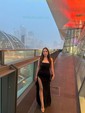 Elegant Black Stretch Crepe Bodycon Ruffle Prom Dresses