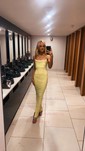 Elegant Black Jersey Bodycon Ruched Split Prom Dresses