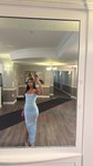 Elegant Black Jersey Bodycon Ruched Split Prom Dresses