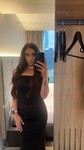 Elegant Black Jersey Bodycon Ruched Cut Out Prom Dresses