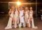 A-line Cowl Neck Satin Prom Dresses with Slit