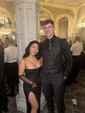Glitter Black Sheath/Column Sweetheart Split Prom Dresses