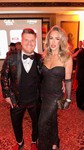 Glitter Black Sheath/Column Sweetheart Split Prom Dresses