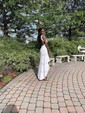 Elegant Black Stretch Crepe Sheath/Column Ruffle Prom Dresses