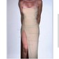 Glitter Sheath/Column Square Neck Split Prom Dresses