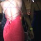 Mermaid Scoop Neck Glitter Prom Dresses