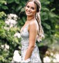 Mermaid V-neck Backless Sparkly Sequin Prom Dresses