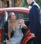 Mermaid V-neck Backless Sparkly Sequin Prom Dresses