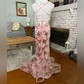 Mermaid V-neck Sparkly Sequin Prom Dresses