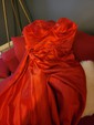 Sheath/Column Strapless Satin Prom Dresses With Ruched