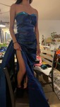 Sheath/Column Strapless Satin Prom Dresses With Ruched